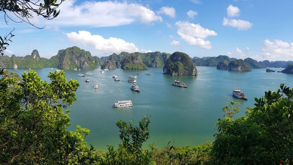 Halong Bay - Udsigt over Halong Bay