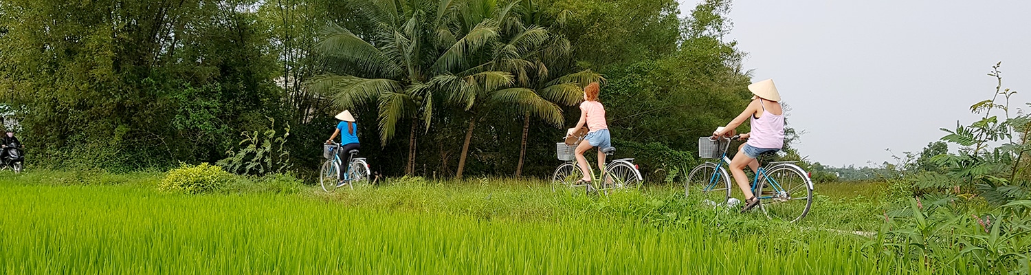 Cykeltur i Hoi An - Hoi An er en cykelby og byder på landelige omgivelser hvor du besøger de lokale.